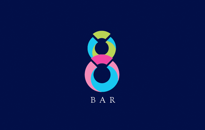8 Bar Logo Concept